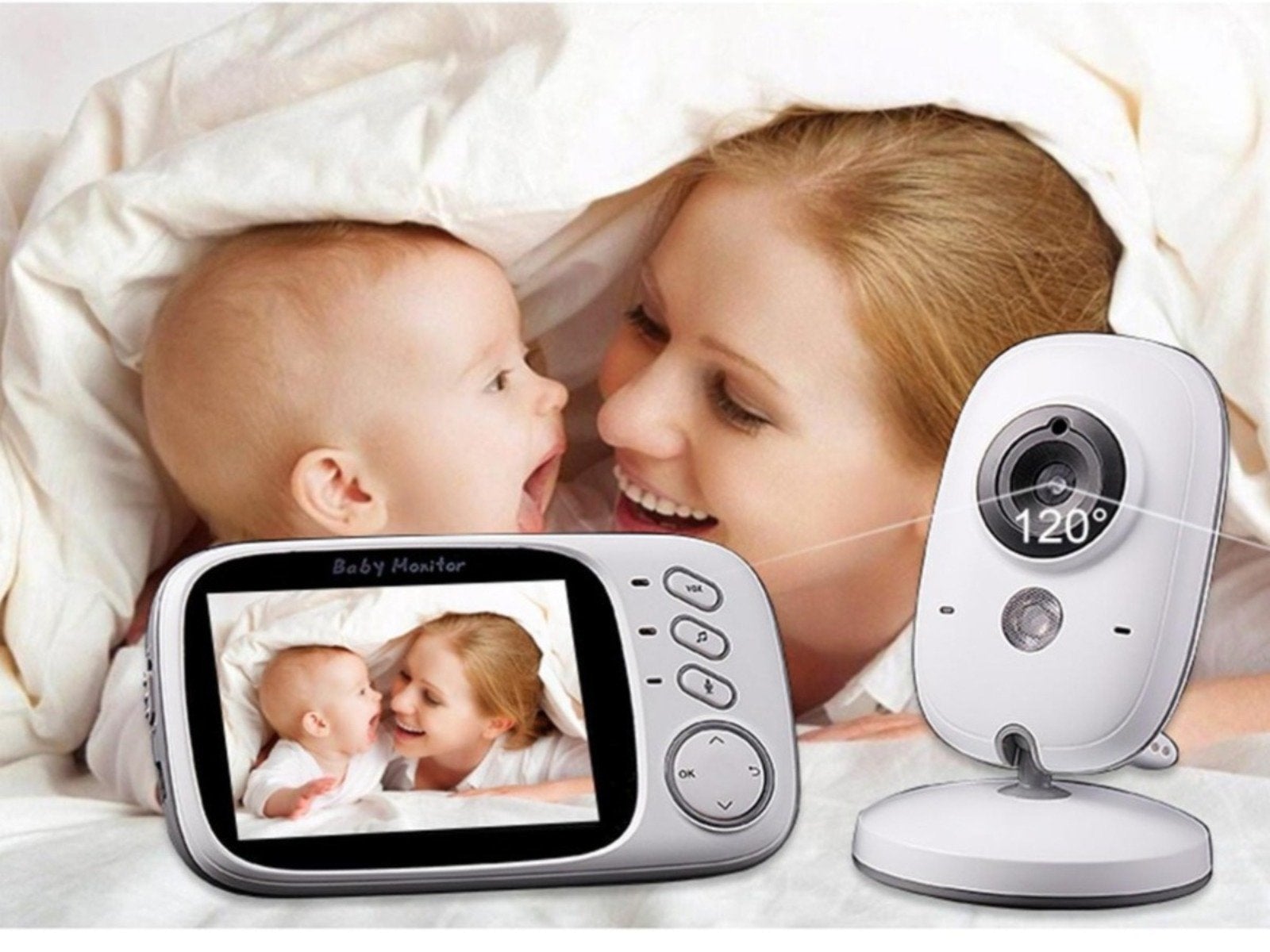 Video Baby Monitor Camera WiFi Smart App Home Security with Night Vision