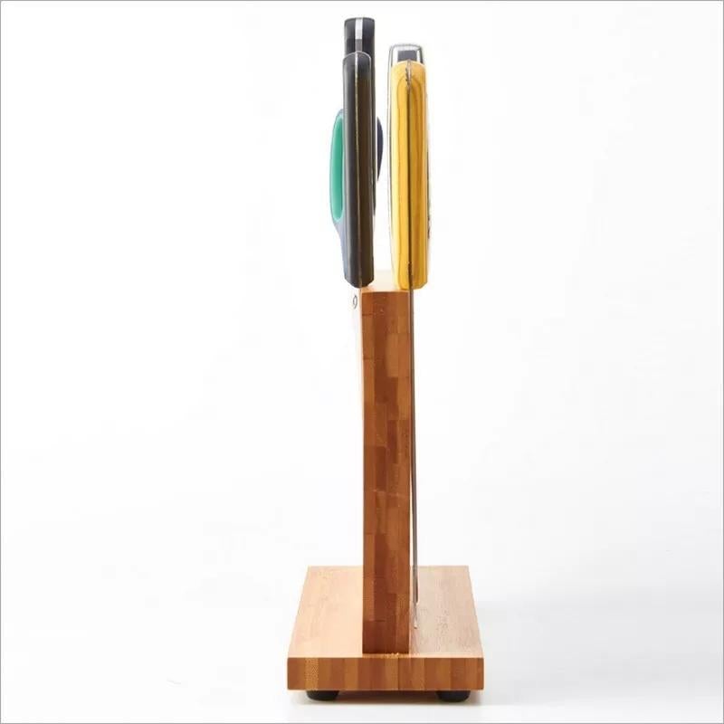 Magnetic Bamboo Knife Holder