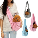 Reversible Small Dog Cat Sling Carrier Bag Travel Double Sided Pouch Shoulder Carry Handbag