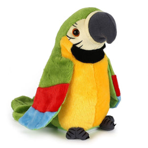Plush Parrot Interactive Toy