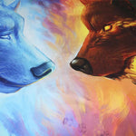 Fire And Ice Wall Tapestry