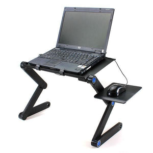 Adjustable Folding Laptop Table With Mouse Holder