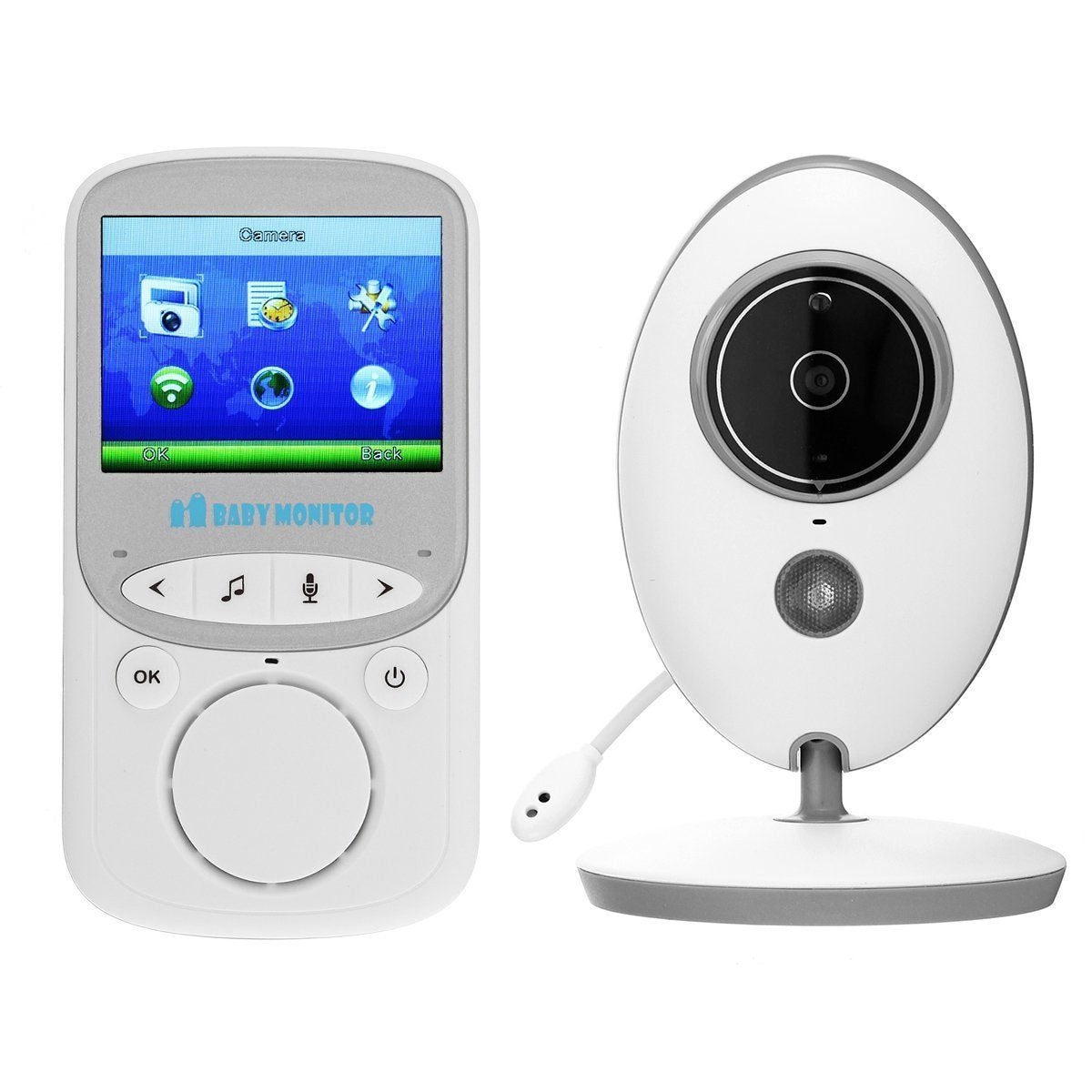 Wireless Baby Monitor Color LCD Audio Talk Night Vision Video
