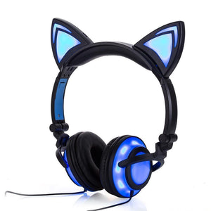 Glowing Cat Ear Headphones