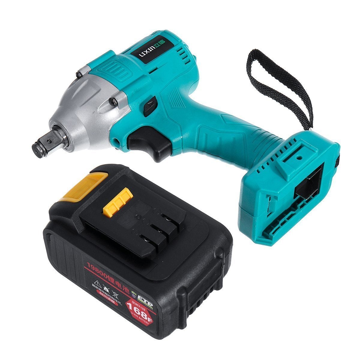 Cordless Electric Impact Wrench with Battery