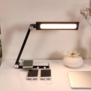 LED Triangle Wireless Charging Table Lamp