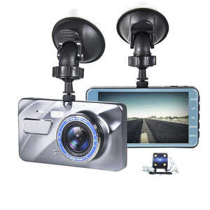 Car and truck Dash Cam Video Recorder Front + Rear Camera Dual Lens LCD