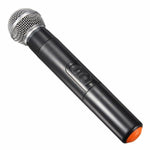 Dual Wireless Microphone System - Cordless Handheld Mics for Karaoke