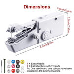 Handheld Sewing Machine Cordless Portable Electric Stitching Device