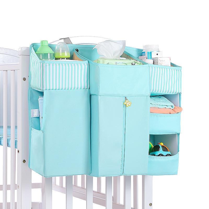 Portable Baby Crib Organizer - Diaper Hanging Organizer