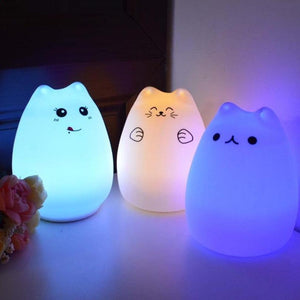 Cartoon Cat LED Night Light