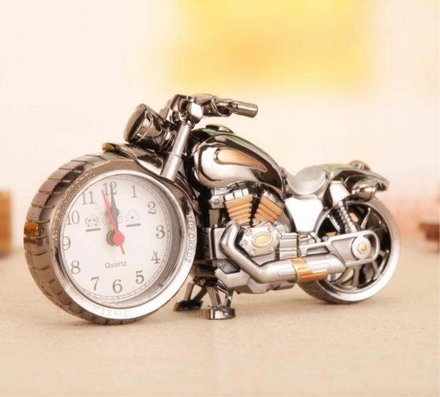 Retro Motorcycle Alarm Clock